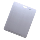 Maxbell Stainless Steel Cutting Board Chopping Board Food Chopping Mat / Block L - Aladdin Shoppers
