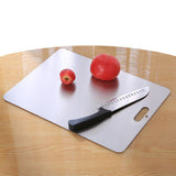 Maxbell Stainless Steel Cutting Board Chopping Board Food Chopping Mat / Block L - Aladdin Shoppers
