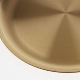 Maxbell Stainless Steel Dinner Plate Round Serving Dishes BBQ Picnic Tableware 26cm - Aladdin Shoppers