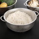 Maxbell Stainless Steel Fine Mesh Strainer Colander Rice Vegetable Sieve C 22.5cm - Aladdin Shoppers