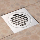 Maxbell Stainless Steel Floor Drain Square Bathroom Wet Room Shower Drain #4 - Aladdin Shoppers