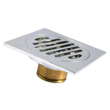 Maxbell Stainless Steel Floor Drain Square Bathroom Wet Room Shower Drain #4 - Aladdin Shoppers