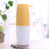Maxbell Stainless Steel Frosted Cup Vacuum Water Bottle Coffee Tea Water Cup Yellow - Aladdin Shoppers