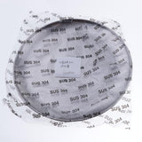 Maxbell Stainless Steel Fruit Tray Desktop Storage Tray Serving Tray Dia.23cm - Aladdin Shoppers