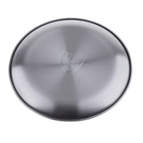 Maxbell Stainless Steel Fruit Tray Desktop Storage Tray Serving Tray Dia.23cm - Aladdin Shoppers