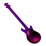 Maxbell Stainless Steel Guitar Coffee Spoon Mixing Scoop Cocktail Stirring Purple - Aladdin Shoppers