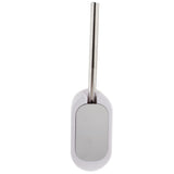 Maxbell Stainless Steel Handle Toilet Brush Cleaning Brush and Holder Set White - Aladdin Shoppers