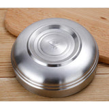 Maxbell Stainless Steel Household Round Shaped Sauce Soy Dish Bowl Silver 12cm - Aladdin Shoppers