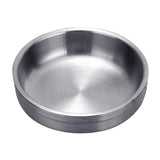 Maxbell Stainless Steel Household Round Shaped Sauce Soy Dish Bowl Silver 13cm - Aladdin Shoppers