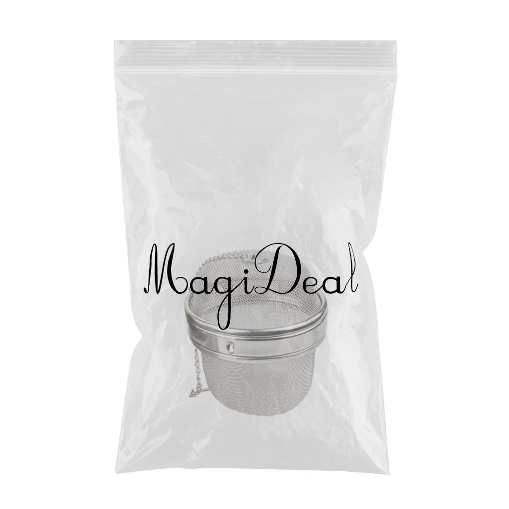 Maxbell Stainless Steel Infuser Strainer Mesh Tea Filter Spoon Lock Spice Ball 11cm - Aladdin Shoppers