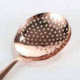 Maxbell Stainless Steel Julep Strainer Bar Cocktail Shaker Ice Strainer Rose Gold - Aladdin Shoppers