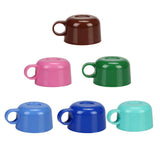 Maxbell Stainless steel Kids Vacuum Kettle plastic Accessories Cup Lid Brown - Aladdin Shoppers