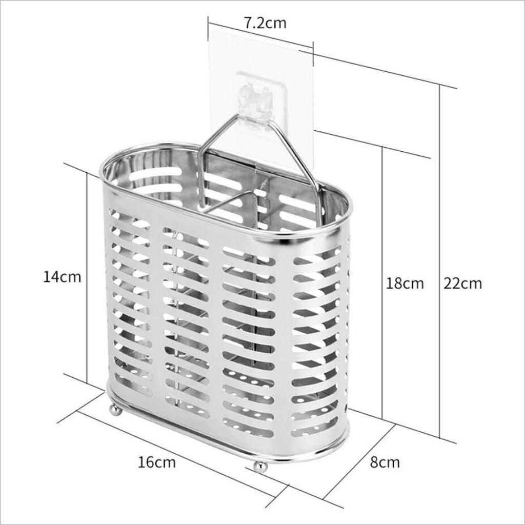Maxbell Stainless Steel Kitchen Chopsticks Holder Cutlery Utensils Organizer Type A - Aladdin Shoppers