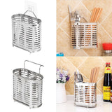 Maxbell Stainless Steel Kitchen Chopsticks Holder Cutlery Utensils Organizer Type A - Aladdin Shoppers