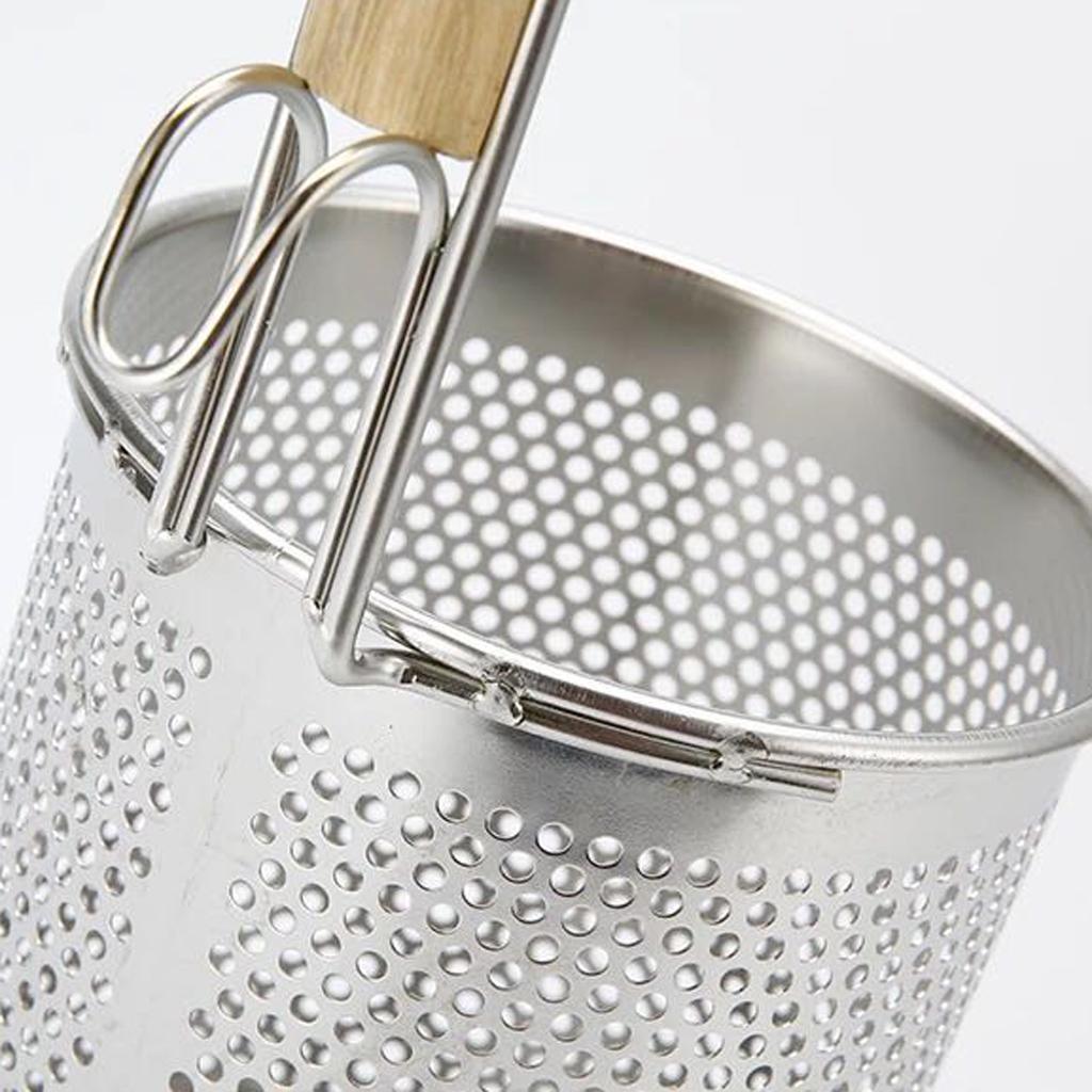 Maxbell Stainless Steel Kitchen Noodle Colander Soup Oil Filter Spoon 12cm - Aladdin Shoppers