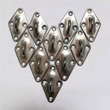 Maxbell Stainless Steel Marine Boat Hardware Heavy Duty Diamond Pad Eye Plate 8mm - Aladdin Shoppers