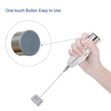 Maxbell Stainless Steel Milk Frother Handheld Electric Single nipple and three tits - Aladdin Shoppers