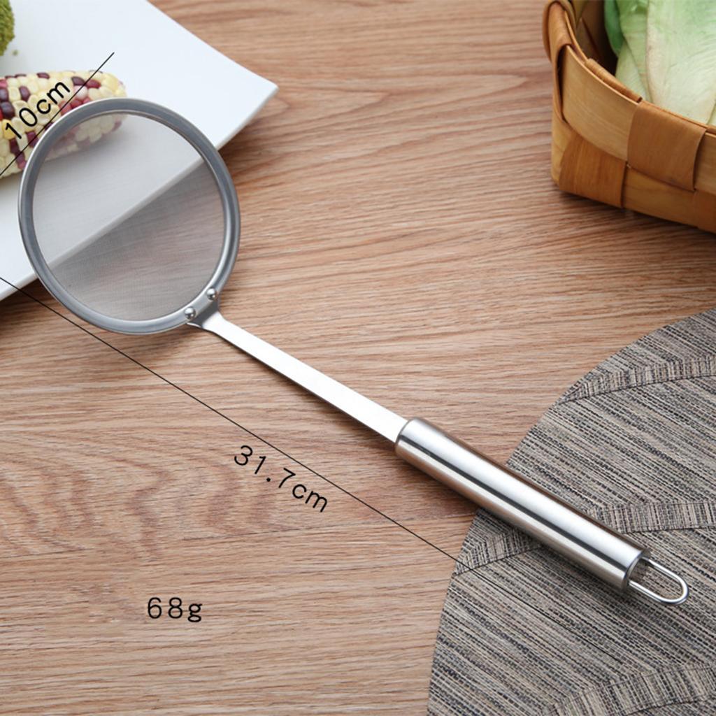Maxbell Stainless Steel Oil Filter Spoon Hot Pot Skimmer Frying Filter Spoon 10cm - Aladdin Shoppers
