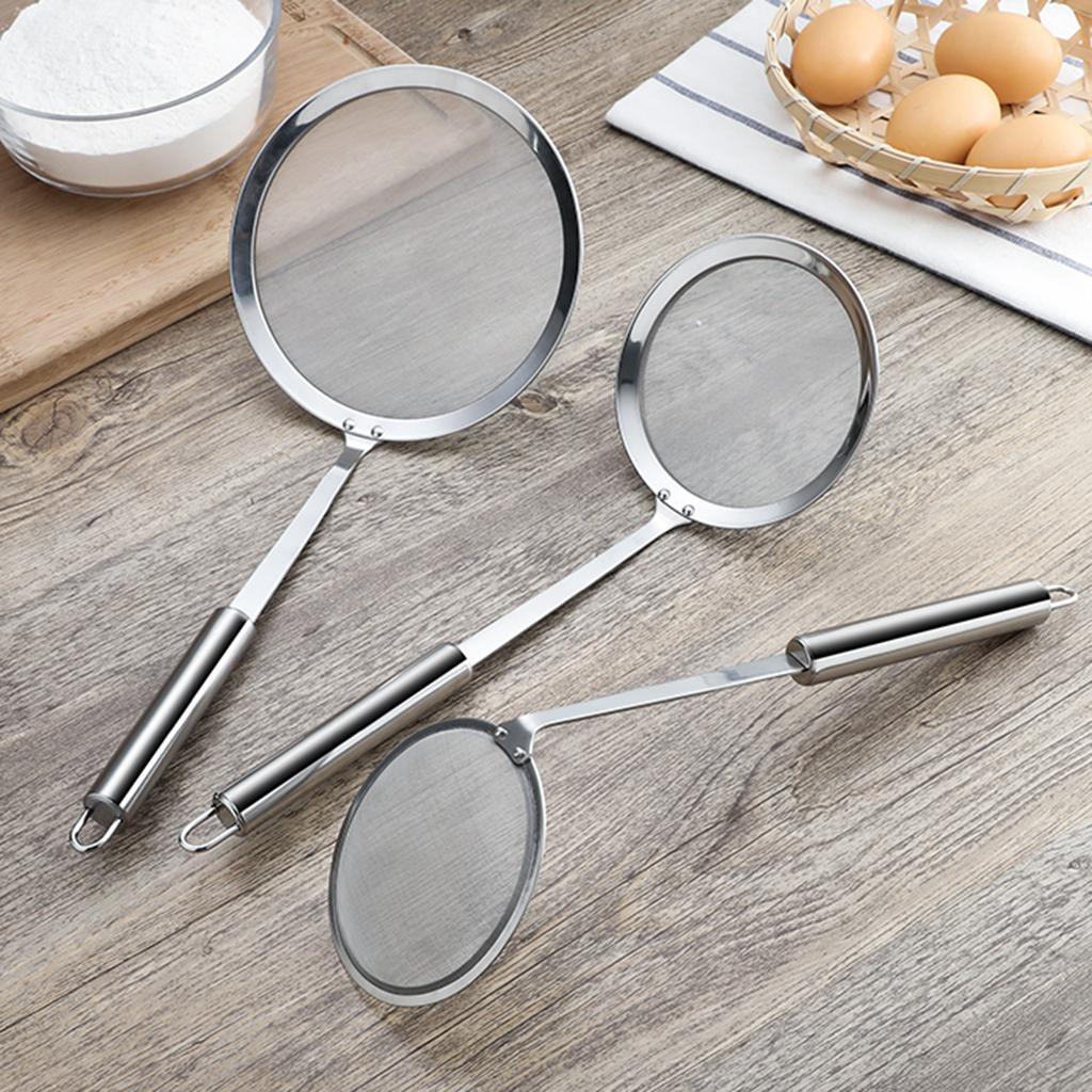 Maxbell Stainless Steel Oil Filter Spoon Hot Pot Skimmer Frying Filter Spoon 10cm - Aladdin Shoppers