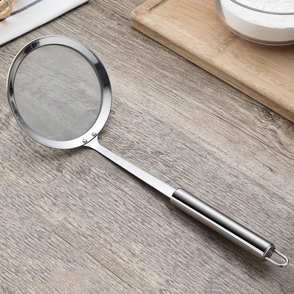 Maxbell Stainless Steel Oil Filter Spoon Hot Pot Skimmer Frying Filter Spoon 12cm - Aladdin Shoppers