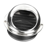 Maxbell Stainless Steel Round Air Vent Grill For Extractor - Bull Nosed 10cm - Aladdin Shoppers