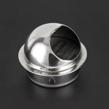 Maxbell Stainless Steel Round Air Vent Grill For Extractor - Bull Nosed 10cm - Aladdin Shoppers