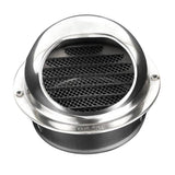 Maxbell Stainless Steel Round Air Vent Grill For Extractor - Bull Nosed 10cm - Aladdin Shoppers