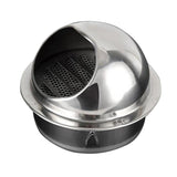 Maxbell Stainless Steel Round Air Vent Grill For Extractor - Bull Nosed 10cm - Aladdin Shoppers