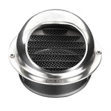 Maxbell Stainless Steel Round Air Vent Grill For Extractor - Bull Nosed 7.5cm - Aladdin Shoppers