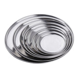 Maxbell Stainless Steel Round Plates 14CM - Aladdin Shoppers