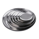 Maxbell Stainless Steel Round Plates 14CM - Aladdin Shoppers