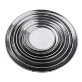 Maxbell Stainless Steel Round Plates 14CM - Aladdin Shoppers