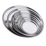 Maxbell Stainless Steel Round Plates 14CM - Aladdin Shoppers