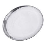 Maxbell Stainless Steel Round Plates 23CM - Aladdin Shoppers