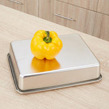 Maxbell Stainless Steel Seasoning Box Spice Jar Set Condiment Food Display 4 Grid - Aladdin Shoppers