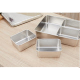 Maxbell Stainless Steel Seasoning Box Spice Jar Set Condiment Food Display 4 Grid - Aladdin Shoppers