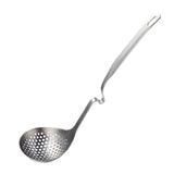 Maxbell Stainless Steel Soup Spoon S-shaped Slotted Soup Ladle Skimmer Spoon - Aladdin Shoppers