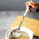 Maxbell Stainless Steel Soup Spoon S-shaped Slotted Soup Ladle Soup Spoon - Aladdin Shoppers