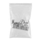 Maxbell Stainless Steel Spice Jar Condiment Pots Seasoning Pepper 3pcs - Aladdin Shoppers