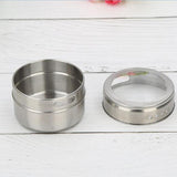 Maxbell Stainless Steel Spice Jar Condiment Pots Seasoning Pepper 3pcs - Aladdin Shoppers