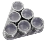 Maxbell Stainless Steel Spice Jar Condiment Pots Seasoning Pepper Triangle 6pcs - Aladdin Shoppers