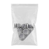 Maxbell Stainless Steel Spice Jar Condiment Pots Seasoning Pepper Triangle 6pcs - Aladdin Shoppers