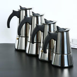 Maxbell Stainless Steel Stovetop Moka Espresso Coffee Maker Pot Percolator 2 Cup - Aladdin Shoppers