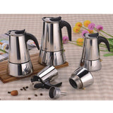 Maxbell Stainless Steel Stovetop Moka Espresso Coffee Maker Pot Percolator 2 Cup - Aladdin Shoppers