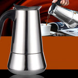 Maxbell Stainless Steel Stovetop Moka Espresso Coffee Maker Pot Percolator 9 Cup - Aladdin Shoppers