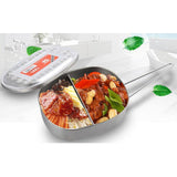 Maxbell Stainless Steel Students Kids Bento Lunch Box Dinner Food Container L - Aladdin Shoppers