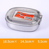 Maxbell Stainless Steel Students Kids Bento Lunch Box Dinner Food Container L - Aladdin Shoppers