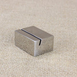 Maxbell Stainless Steel Table Place Card Holder Table Number Stand Large rectangle - Aladdin Shoppers