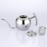 Maxbell Stainless Steel Teapot Coffee Tea Loose Leaf Teapot with Infuser 1100ML - Aladdin Shoppers