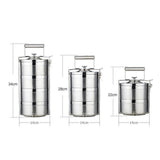 Maxbell Stainless Steel Thermal Insulated Stackable Lunch Bento Box Tiffin 3 Tier - Aladdin Shoppers